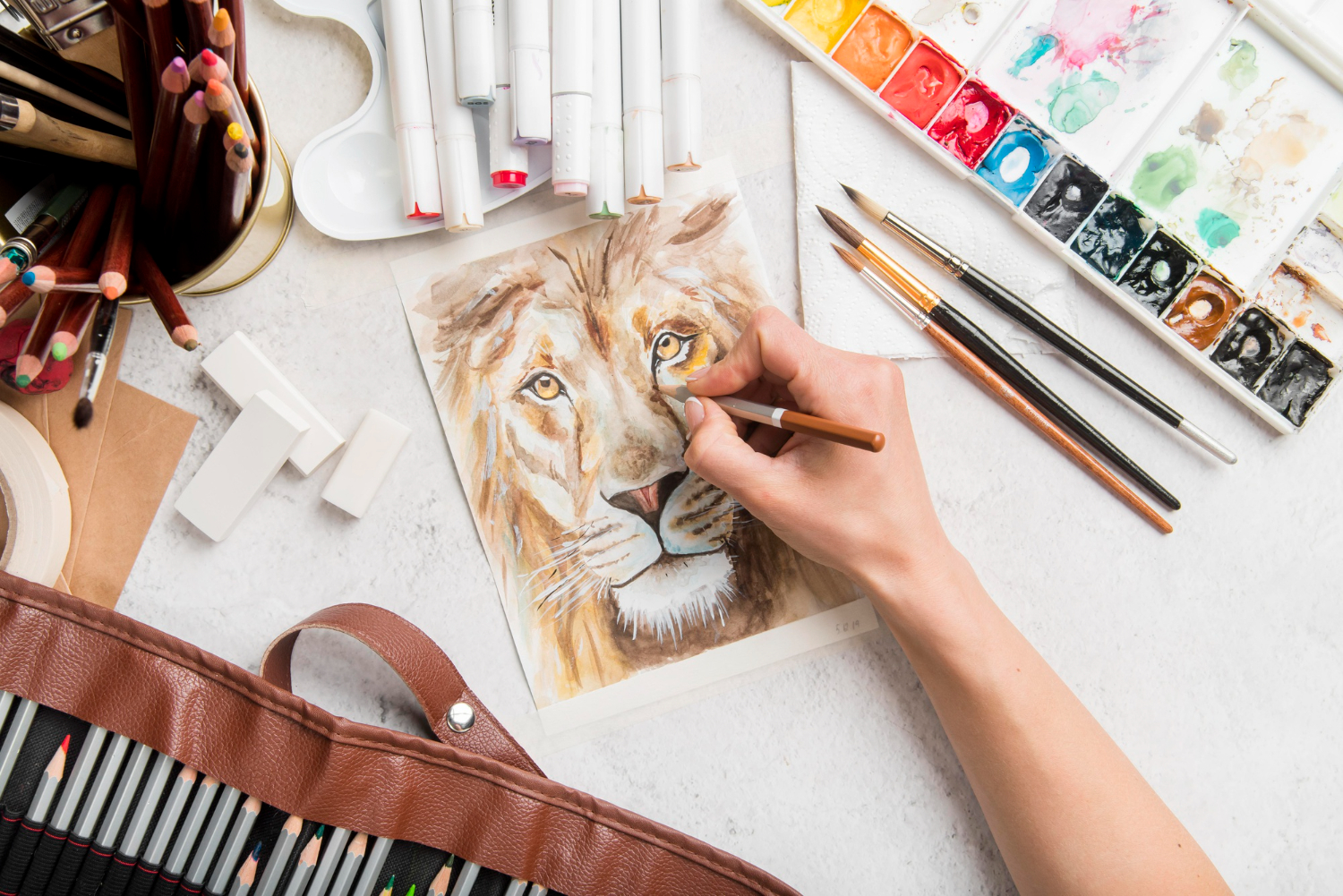 ความท้าทายและความสนุกในการวาดภาพสัตว์ป่า