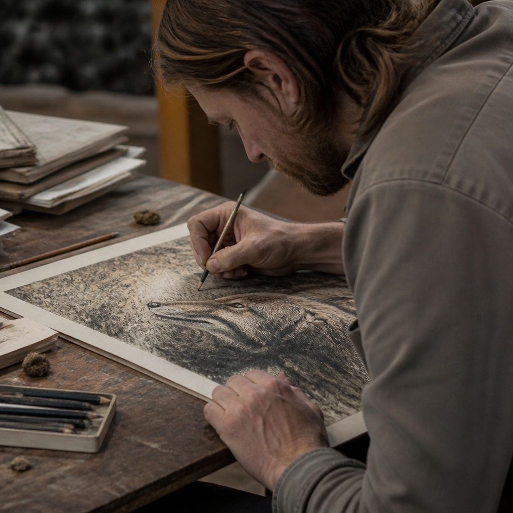 เปิดสูตรลับการวาดภาพสัตว์ป่าให้มีชีวิตเทียบเท่าภาพถ่าย