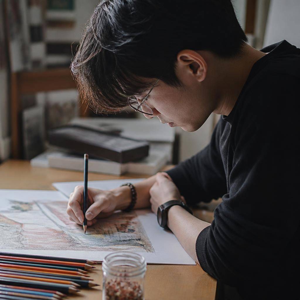 วาดขนสัตว์ให้ดูนุ่มฟูเหมือนจริงด้วยเทคนิคดินสอสีไม้